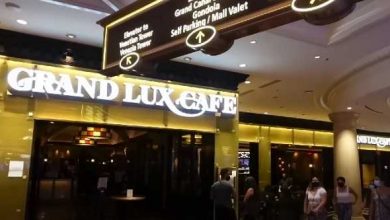 Grand Lux Cafe Menu Prices