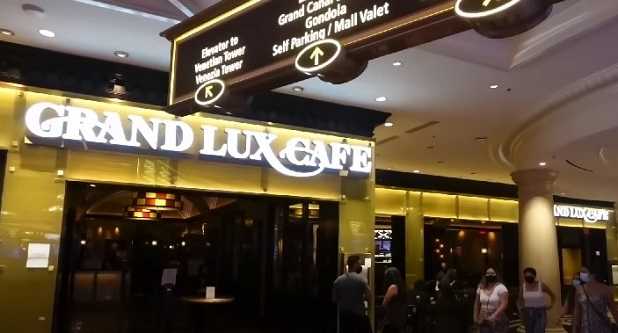 Grand Lux Cafe Menu Prices