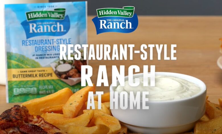 Hidden Valley Ranch Dressing Nutrition Facts