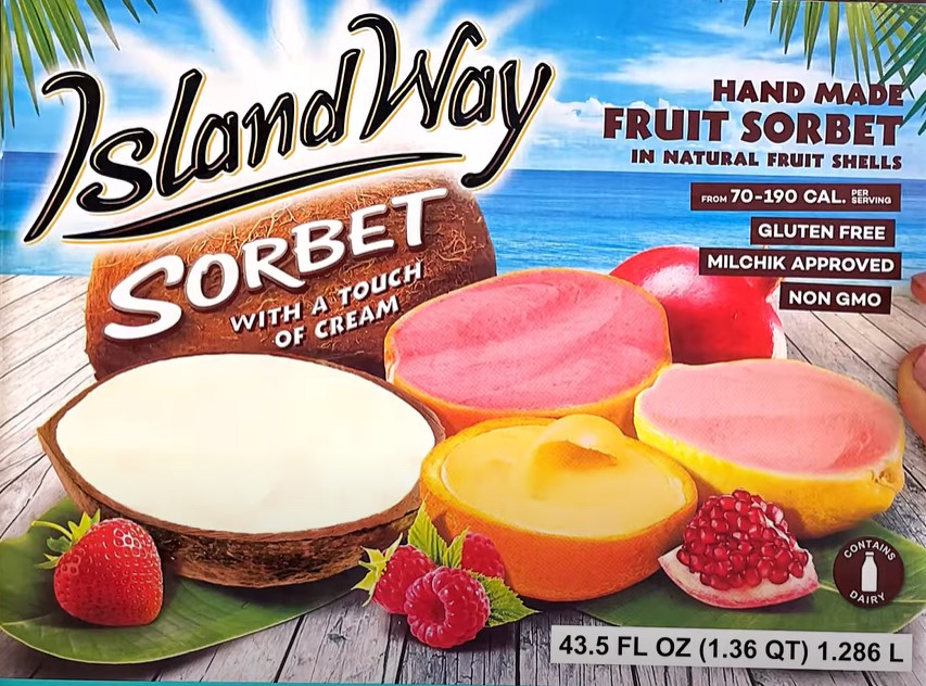 Island Way Sorbet Nutrition Facts ️ TheFoodMenus