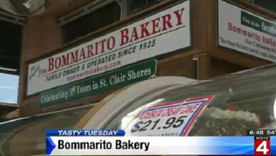 Bommarito Bakery Menu