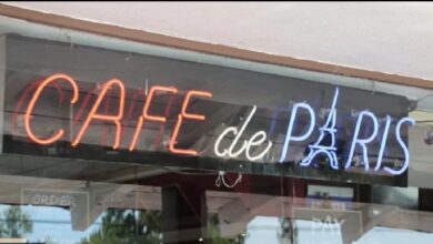 Cafe de Paris Bakery Menu