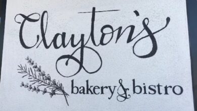 Claytons Bakery and Bistro Menu