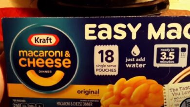 Easy Mac Nutrition Facts