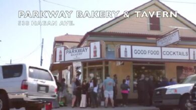 Parkway Bakery New Orleans Menu