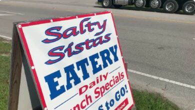 Salty Sistas Restaurant and Bakery Menu