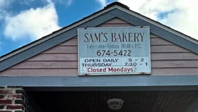 Sam's Bakery Fall River Menu