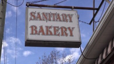 Sanitary Bakery Menu