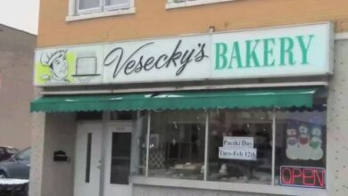 Vesecky's Bakery Menu