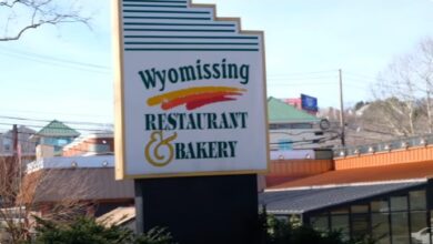 Wyomissing Restaurant and Bakery Menu