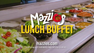 mazzio's lunch buffet hours