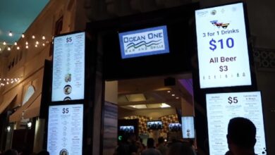 ocean one lunch hours